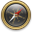 Compass Gold x Black Icon 32x32 png